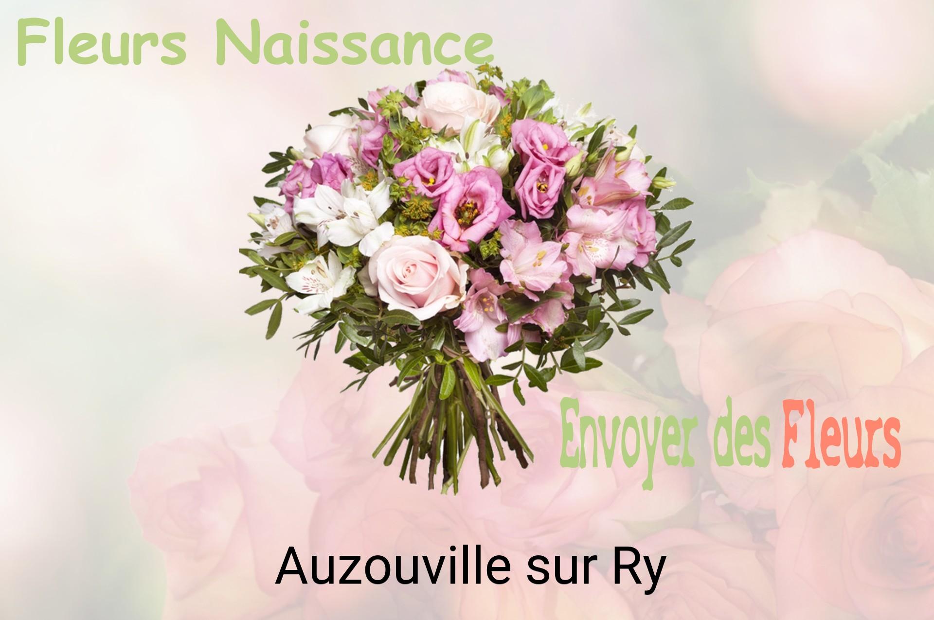 Bouquet de fleurs de naissance livré à Auzouville-sur-Ry