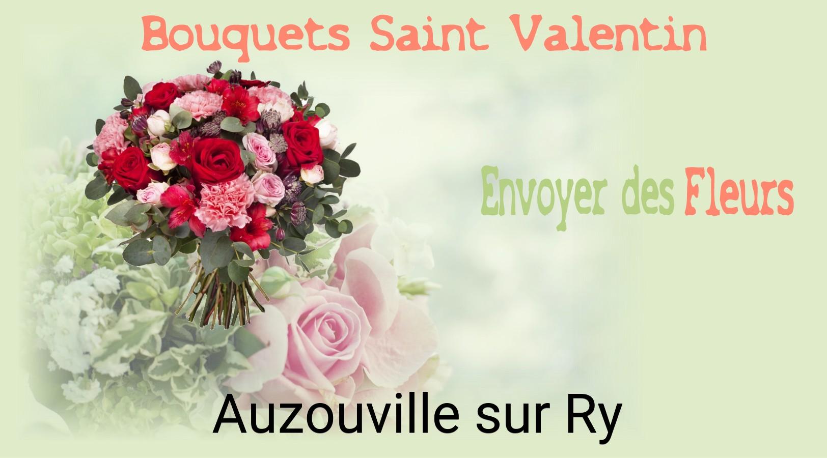 Roses de Saint-Valentin livrées à Auzouville-sur-Ry